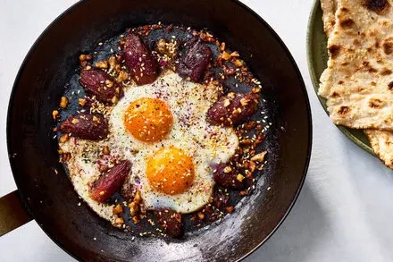 Gheysava (Eggs With Dates and Cinnamon)